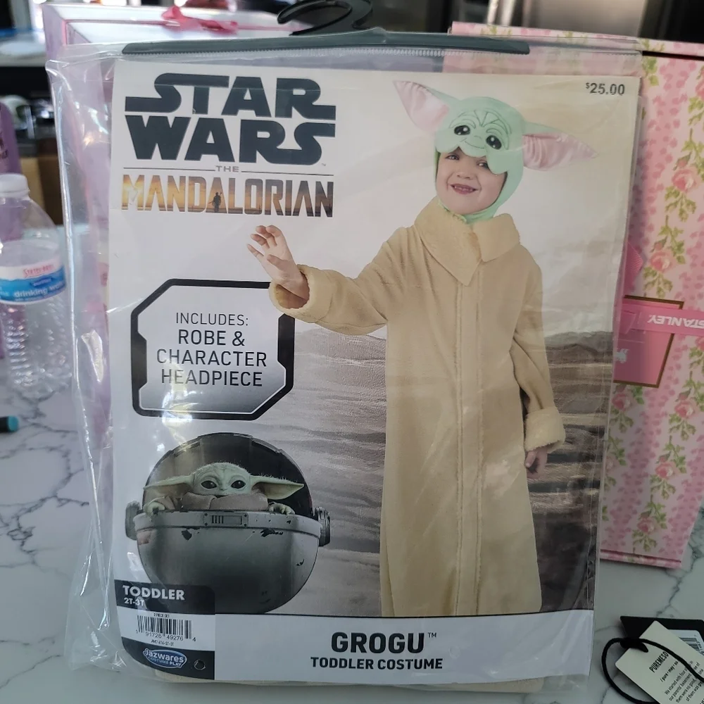 NWT Jazwares Star Wars The Mandalorian Grogu Toddler Halloween Costume S…